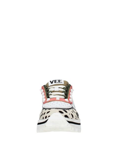 Sneakers modello 422P-902-11-P089CB in pelle tessuto e cavallino EMANUELLE VEE | 422P-902-11-P089CBMULTICOLOR